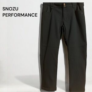 Snozu Performance Softshell Lined Pants Black Warm Winter Outdoor Size XL